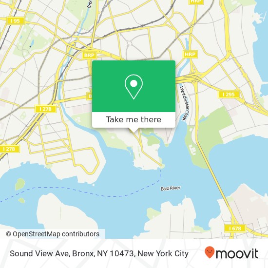 Sound View Ave, Bronx, NY 10473 map