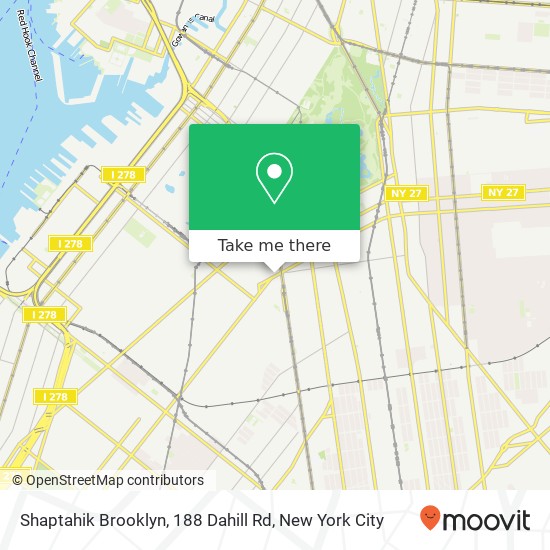 Shaptahik Brooklyn, 188 Dahill Rd map