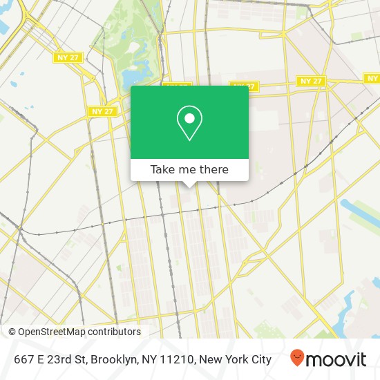 667 E 23rd St, Brooklyn, NY 11210 map
