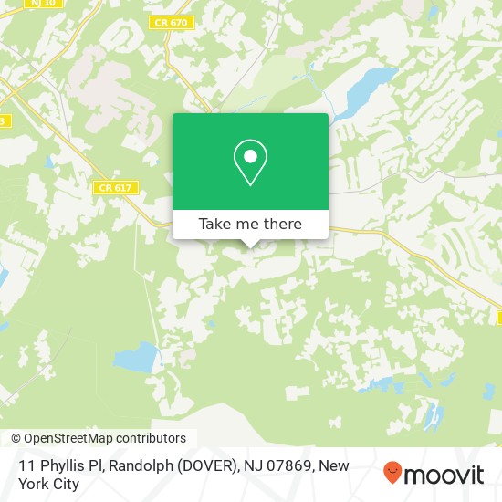 11 Phyllis Pl, Randolph (DOVER), NJ 07869 map