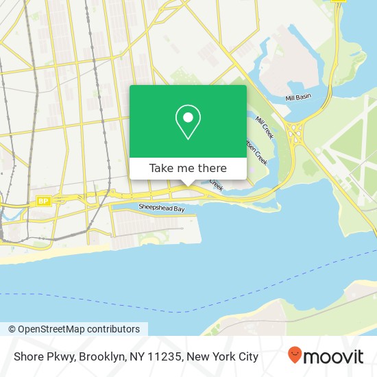 Shore Pkwy, Brooklyn, NY 11235 map