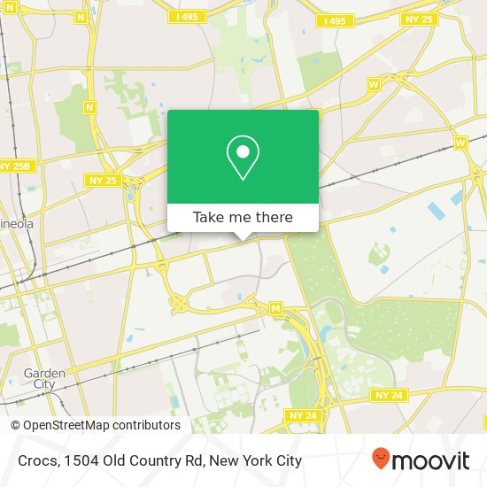 Crocs, 1504 Old Country Rd map