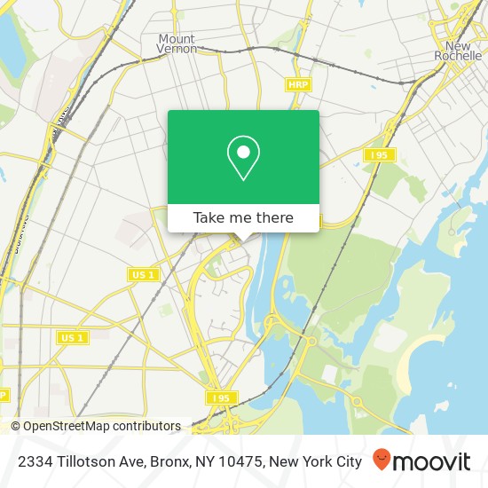 2334 Tillotson Ave, Bronx, NY 10475 map