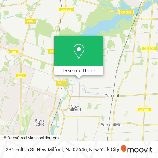 285 Fulton St, New Milford, NJ 07646 map