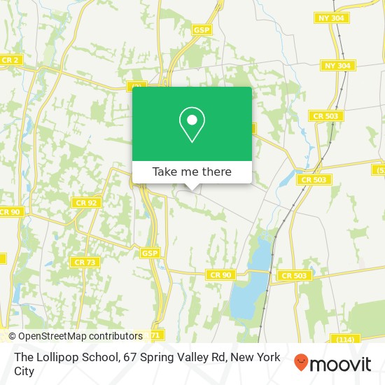 The Lollipop School, 67 Spring Valley Rd map