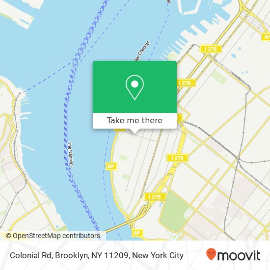 Colonial Rd, Brooklyn, NY 11209 map