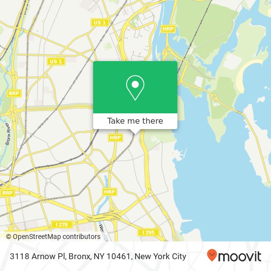 3118 Arnow Pl, Bronx, NY 10461 map