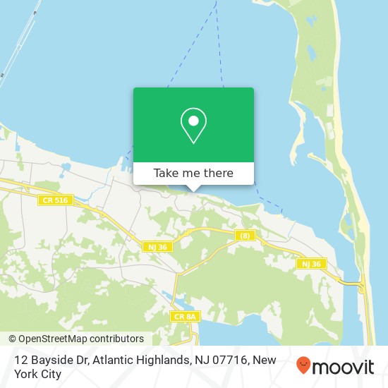 12 Bayside Dr, Atlantic Highlands, NJ 07716 map