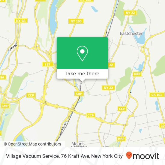 Mapa de Village Vacuum Service, 76 Kraft Ave