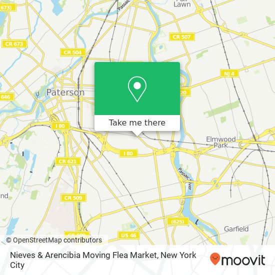 Mapa de Nieves & Arencibia Moving Flea Market, 608 21st Ave