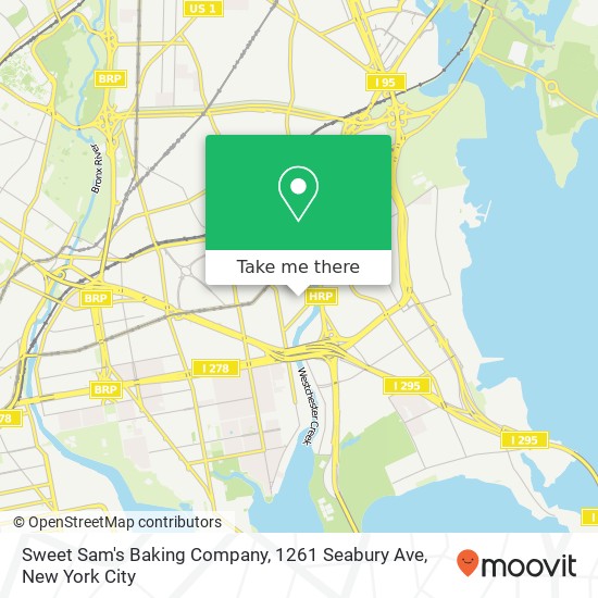 Sweet Sam's Baking Company, 1261 Seabury Ave map