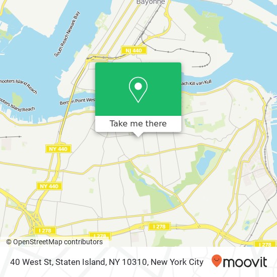 40 West St, Staten Island, NY 10310 map