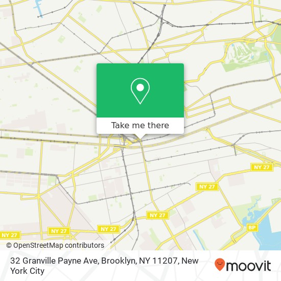 32 Granville Payne Ave, Brooklyn, NY 11207 map