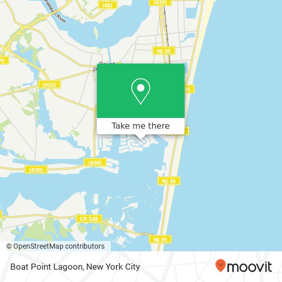 Mapa de Boat Point Lagoon