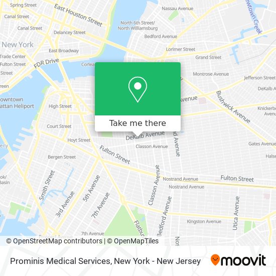 Prominis Medical Services map