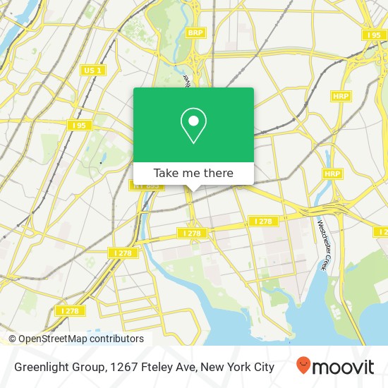 Mapa de Greenlight Group, 1267 Fteley Ave