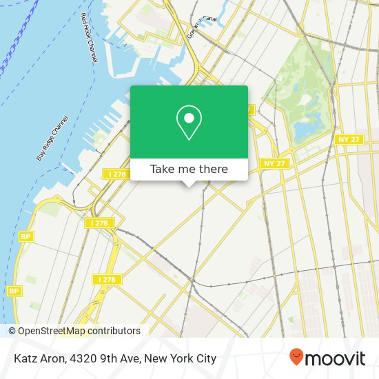 Mapa de Katz Aron, 4320 9th Ave