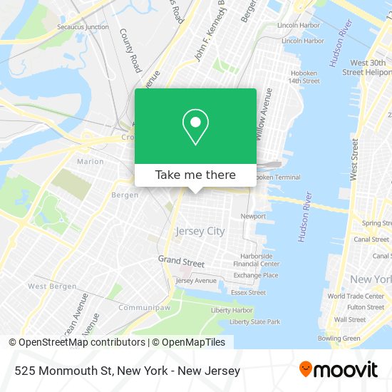 Mapa de 525 Monmouth St