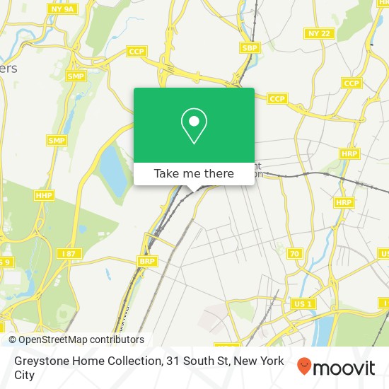 Mapa de Greystone Home Collection, 31 South St