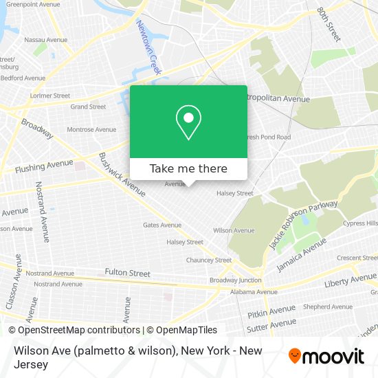 Mapa de Wilson Ave (palmetto & wilson)