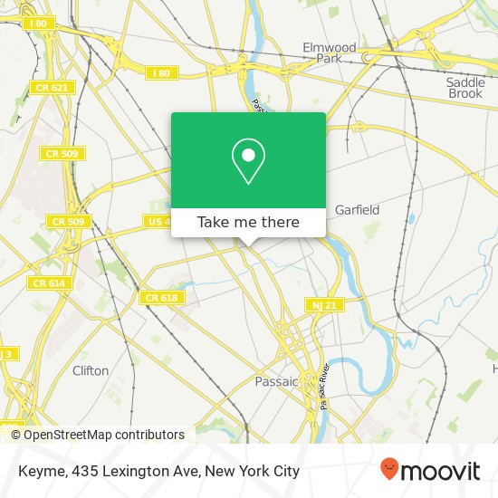 Keyme, 435 Lexington Ave map