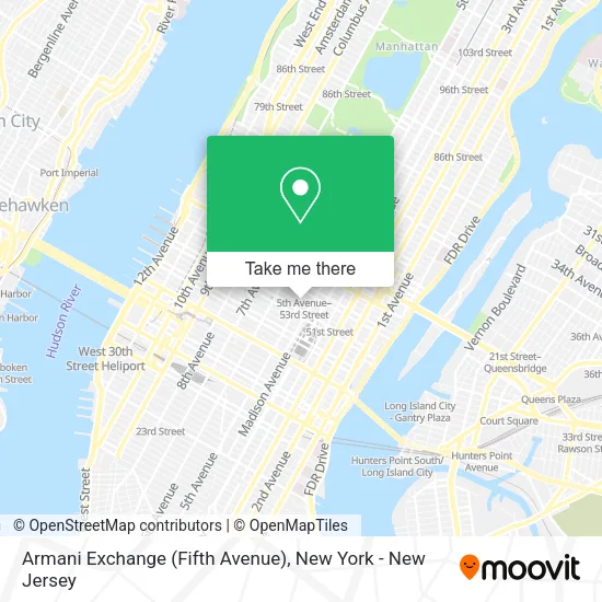 Armani Exchange (Fifth Avenue) map
