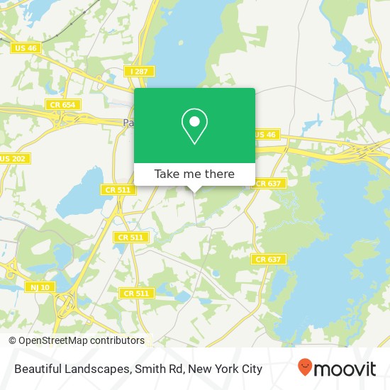 Beautiful Landscapes, Smith Rd map