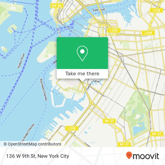 136 W 9th St, Brooklyn, NY 11231 map