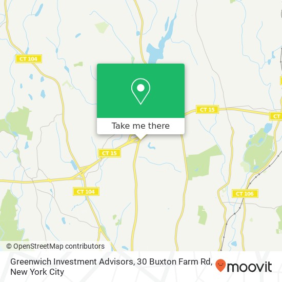 Mapa de Greenwich Investment Advisors, 30 Buxton Farm Rd