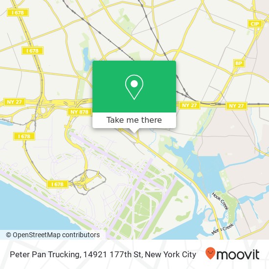 Mapa de Peter Pan Trucking, 14921 177th St