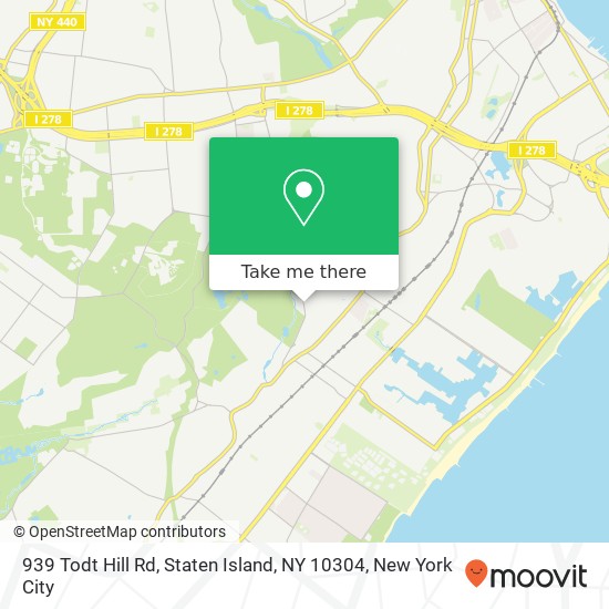939 Todt Hill Rd, Staten Island, NY 10304 map