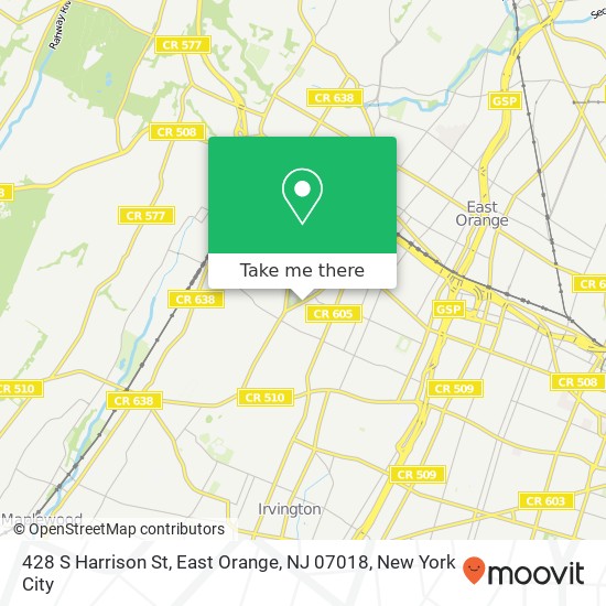 428 S Harrison St, East Orange, NJ 07018 map