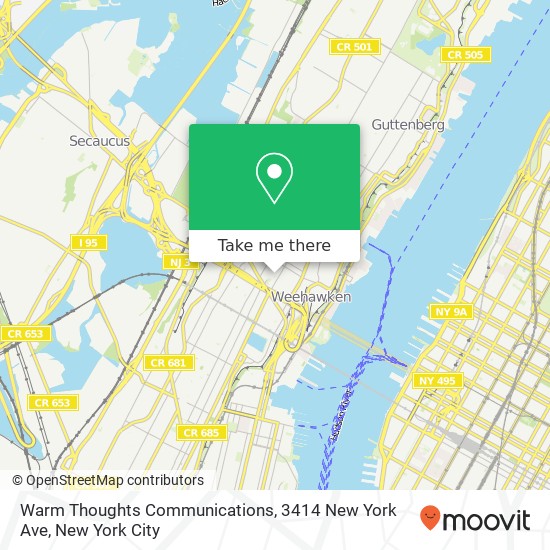 Warm Thoughts Communications, 3414 New York Ave map