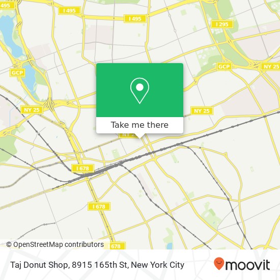 Mapa de Taj Donut Shop, 8915 165th St