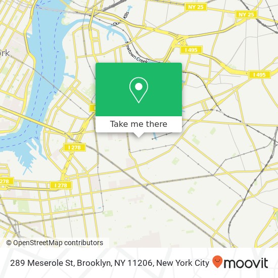 289 Meserole St, Brooklyn, NY 11206 map