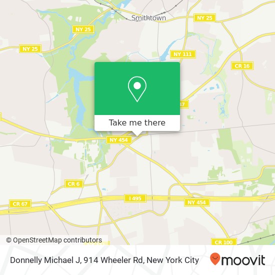 Donnelly Michael J, 914 Wheeler Rd map