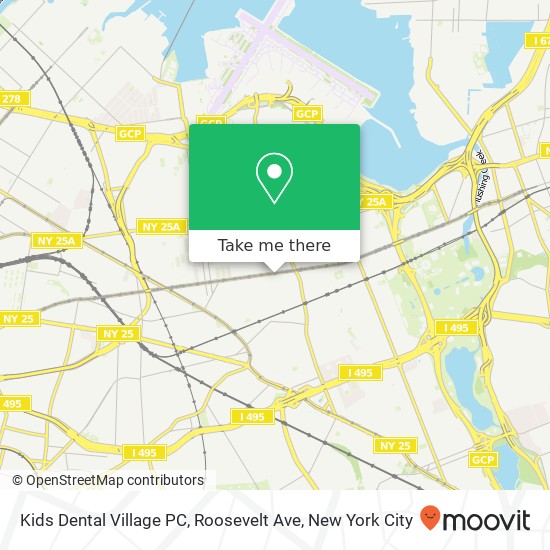 Mapa de Kids Dental Village PC, Roosevelt Ave