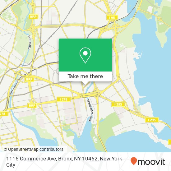 1115 Commerce Ave, Bronx, NY 10462 map
