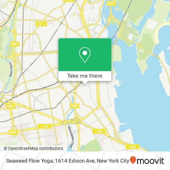 Mapa de Seaweed Flow Yoga, 1614 Edison Ave