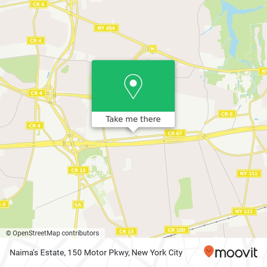 Naima's Estate, 150 Motor Pkwy map