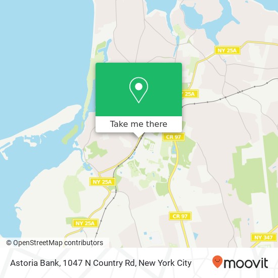 Mapa de Astoria Bank, 1047 N Country Rd