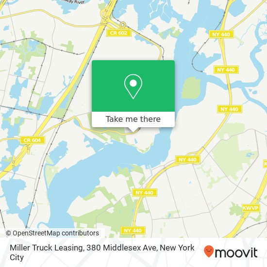 Miller Truck Leasing, 380 Middlesex Ave map