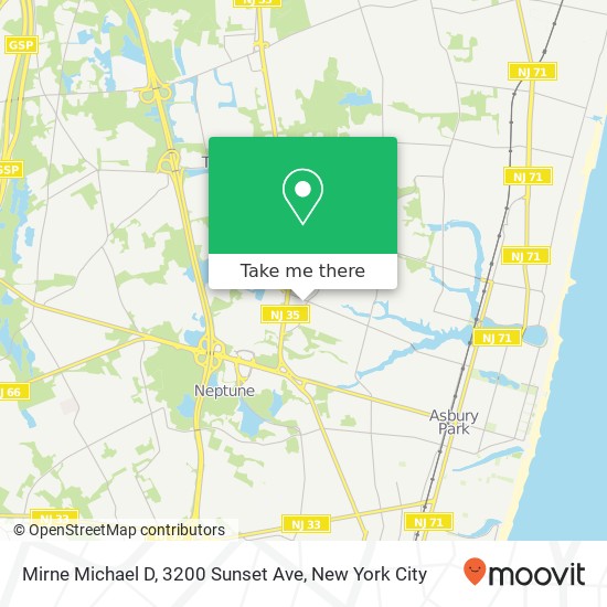 Mirne Michael D, 3200 Sunset Ave map