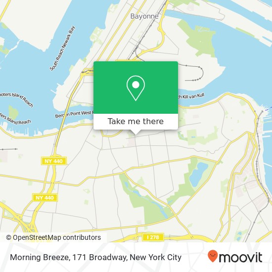 Morning Breeze, 171 Broadway map