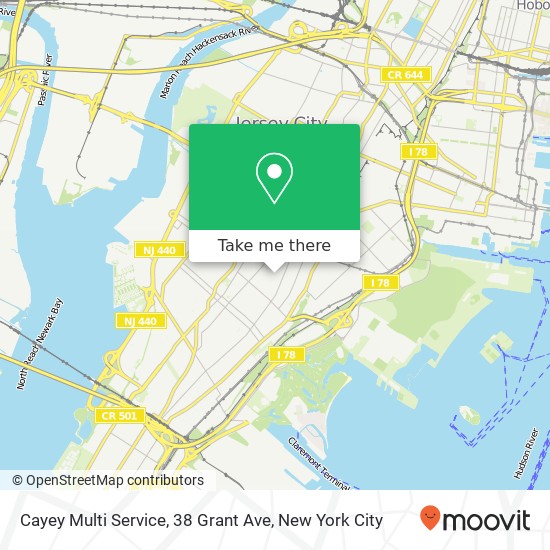 Mapa de Cayey Multi Service, 38 Grant Ave