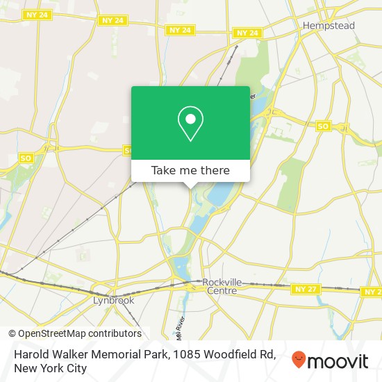 Harold Walker Memorial Park, 1085 Woodfield Rd map