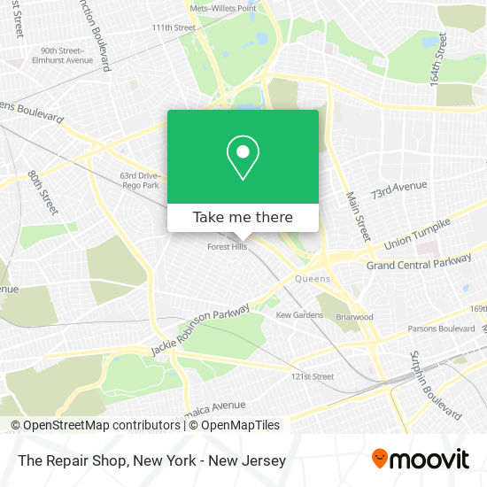 The Repair Shop map