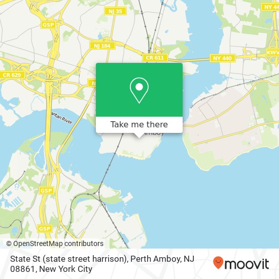 Mapa de State St (state street harrison), Perth Amboy, NJ 08861