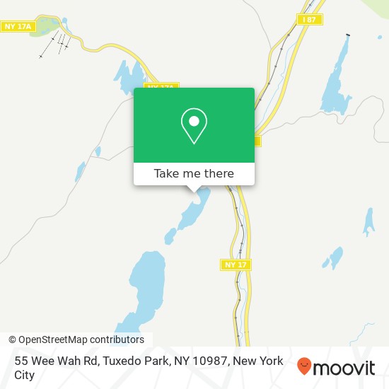 55 Wee Wah Rd, Tuxedo Park, NY 10987 map