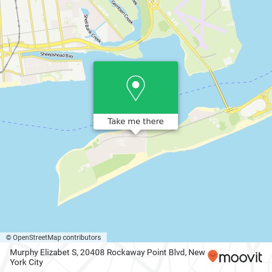 Mapa de Murphy Elizabet S, 20408 Rockaway Point Blvd